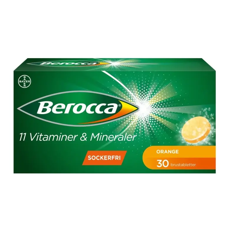 Berocca Energy Orange Effervescent Tablets 30 pcs